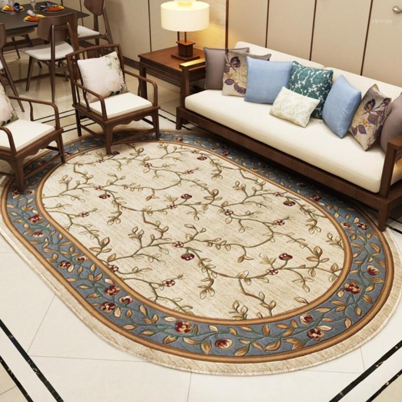 Pastoral Oval Carpets For Living Room Home Decor Rugs Bedroom Sofa Coffee Table Floor Mat Thick Polypropylene Area Rug1, 4182iv
Pastoral Oval Carpets For Living Room Home Decor Rugs Bedroom Sofa Coffee Table Floor Mat Thick Polypropylene Area Rug1, 4182iv