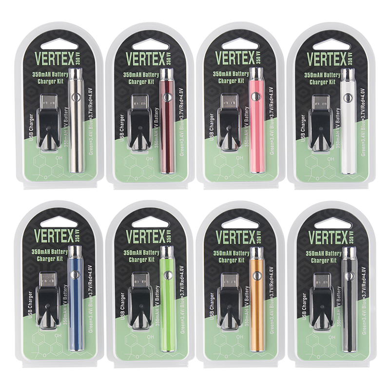 100% Quality Vertex LO VV Preheating Battery Charger Kit 350mAh Preheat Battery Voltage adjustable Pre heat 510 thread Battery
100% Quality Vertex LO VV Preheating Battery Charger Kit 350mAh Preheat Battery Voltage adjustable Pre heat 510 thread Battery