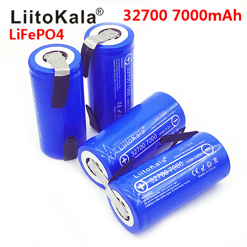 2020 LiitoKala Lii-70A 3.2V 32700 7000mAh LiFePO4 Battery 35A Continuous Discharge Maximum 55A High power battery+Nickel sheets
2020 LiitoKala Lii-70A 3.2V 32700 7000mAh LiFePO4 Battery 35A Continuous Discharge Maximum 55A High power battery+Nickel sheets