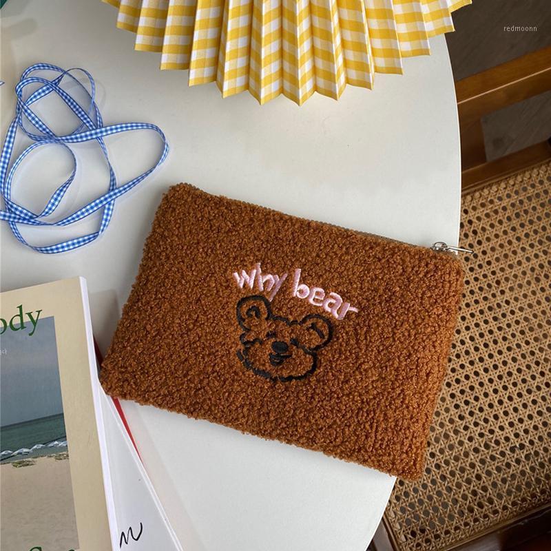 Lambswool Women Cosmetic Bag Cute Bear Embroidery Storage Bag for Women Large Capacity Female Handbags Ins Style Handbag1, White
Lambswool Women Cosmetic Bag Cute Bear Embroidery Storage Bag for Women Large Capacity Female Handbags Ins Style Handbag1, White