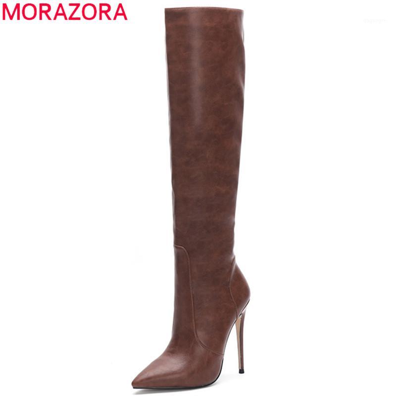 MORAZORA 2020 new arrival over the knee boots women pointed toe autumn winter boots slim high heels party wedding shoes woman1, Black
MORAZORA 2020 new arrival over the knee boots women pointed toe autumn winter boots slim high heels party wedding shoes woman1, Black
