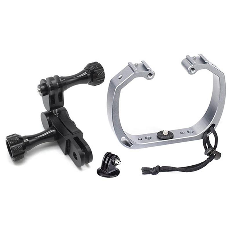 Arm Mount Ball Joint Mount Swivel Rotating Tripod Adapter with Underwater Diving Rig with Cold Shoe Mounts & Wrist Strap
Arm Mount Ball Joint Mount Swivel Rotating Tripod Adapter with Underwater Diving Rig with Cold Shoe Mounts & Wrist Strap