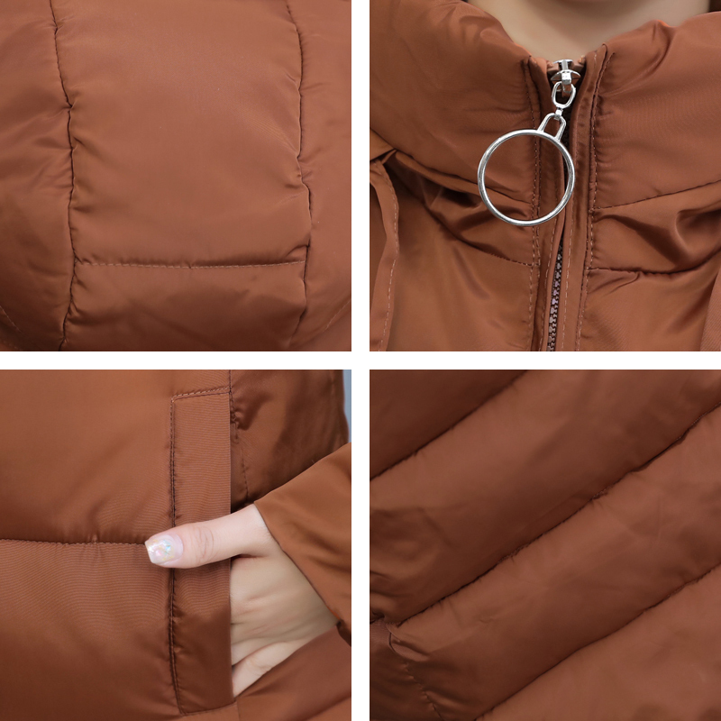 Stand Collar High Quality Warm Winter Jacket Women Outwear Winter Jackets Womens Female Snow Wear Coat Long Parka 201019