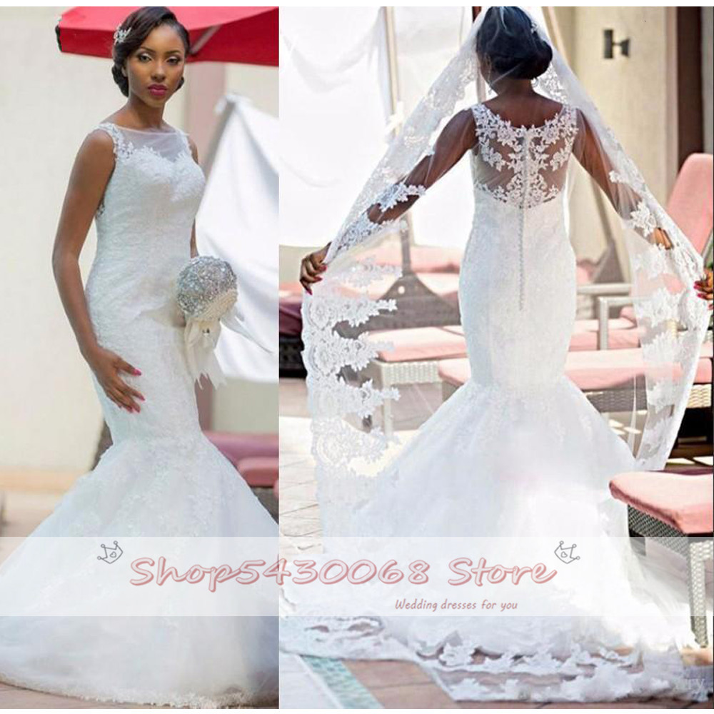 2021 New African Mermaid Modest Bow Wedding Black of Girl in Women's Dress Dressed As Long-sleeve Bride XLJE, White
2021 New African Mermaid Modest Bow Wedding Black of Girl in Women's Dress Dressed As Long-sleeve Bride XLJE, White