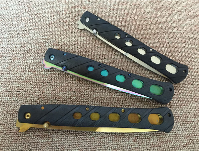 Top Quality 6 Inch TI-LITE Tactial Folding Knife AUS-8A Blade Outdoor Camping Hiking Survival Knives With Retail Box