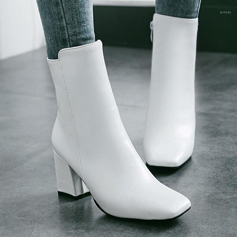 AIWEIYi Ankle Boots for Women PU Leather Zip Square Toe Platform High Heels Shoes Rubber Sole Winter Boots Black Red Lady Shoes1
AIWEIYi Ankle Boots for Women PU Leather Zip Square Toe Platform High Heels Shoes Rubber Sole Winter Boots Black Red Lady Shoes1