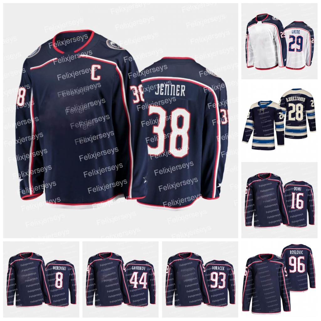 38 Boone Jenner Jersey 93 Jakub Voracek Patrik Laine Oliver Bjorkstrand Zach Werenski Gustav Nyquist Max Domi Jack Roslovic Vladislav Gavrikov Gabriel Carlsson, Home jersey mens s-3xl
38 Boone Jenner Jersey 93 Jakub Voracek Patrik Laine Oliver Bjorkstrand Zach Werenski Gustav Nyquist Max Domi Jack Roslovic Vladislav Gavrikov Gabriel Carlsson, Home jersey mens s-3xl