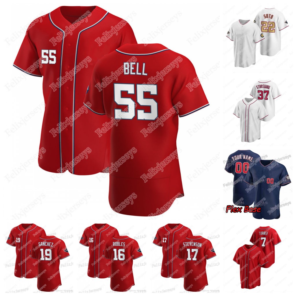 55 Josh Bell 2020 New Juan Soto Max Scherzer Trea Turner Stephen Strasburg Victor Robles Howie Kendrick Ryan Zimmerman Baseball Jersey, Flexbase white 1
55 Josh Bell 2020 New Juan Soto Max Scherzer Trea Turner Stephen Strasburg Victor Robles Howie Kendrick Ryan Zimmerman Baseball Jersey, Flexbase white 1