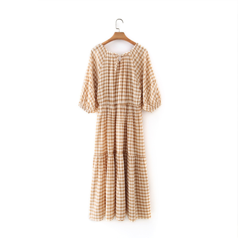 2021 New Neck Dresses Womens Short Puff Sleeve Plaid Ladies High Street Spring Summer Hot Eg0y, Yellow plaid
2021 New Neck Dresses Womens Short Puff Sleeve Plaid Ladies High Street Spring Summer Hot Eg0y, Yellow plaid