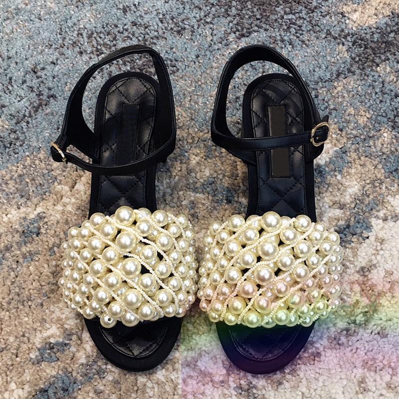 Platform Sandals Women Pearl Flowers Hook Beach Shoes Ladies Thick Sole Rome Sandals Leisure Comfort Flat Summer Shoes Woman1, White flat
Platform Sandals Women Pearl Flowers Hook Beach Shoes Ladies Thick Sole Rome Sandals Leisure Comfort Flat Summer Shoes Woman1, White flat