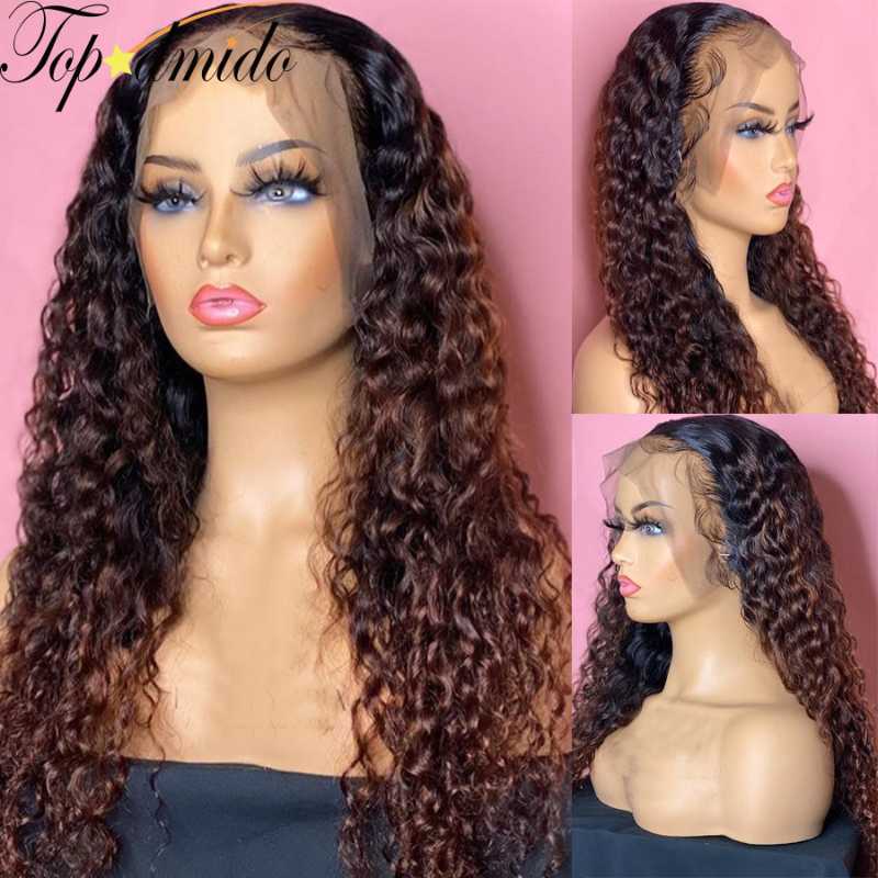 Lace Wigs Topodmido Dark Red #99j Curly Brazilian Hair Front With Pre Plucked Hairline 13x6 Remy Human Wig 150%, Black;brown
Lace Wigs Topodmido Dark Red #99j Curly Brazilian Hair Front With Pre Plucked Hairline 13x6 Remy Human Wig 150%, Black;brown