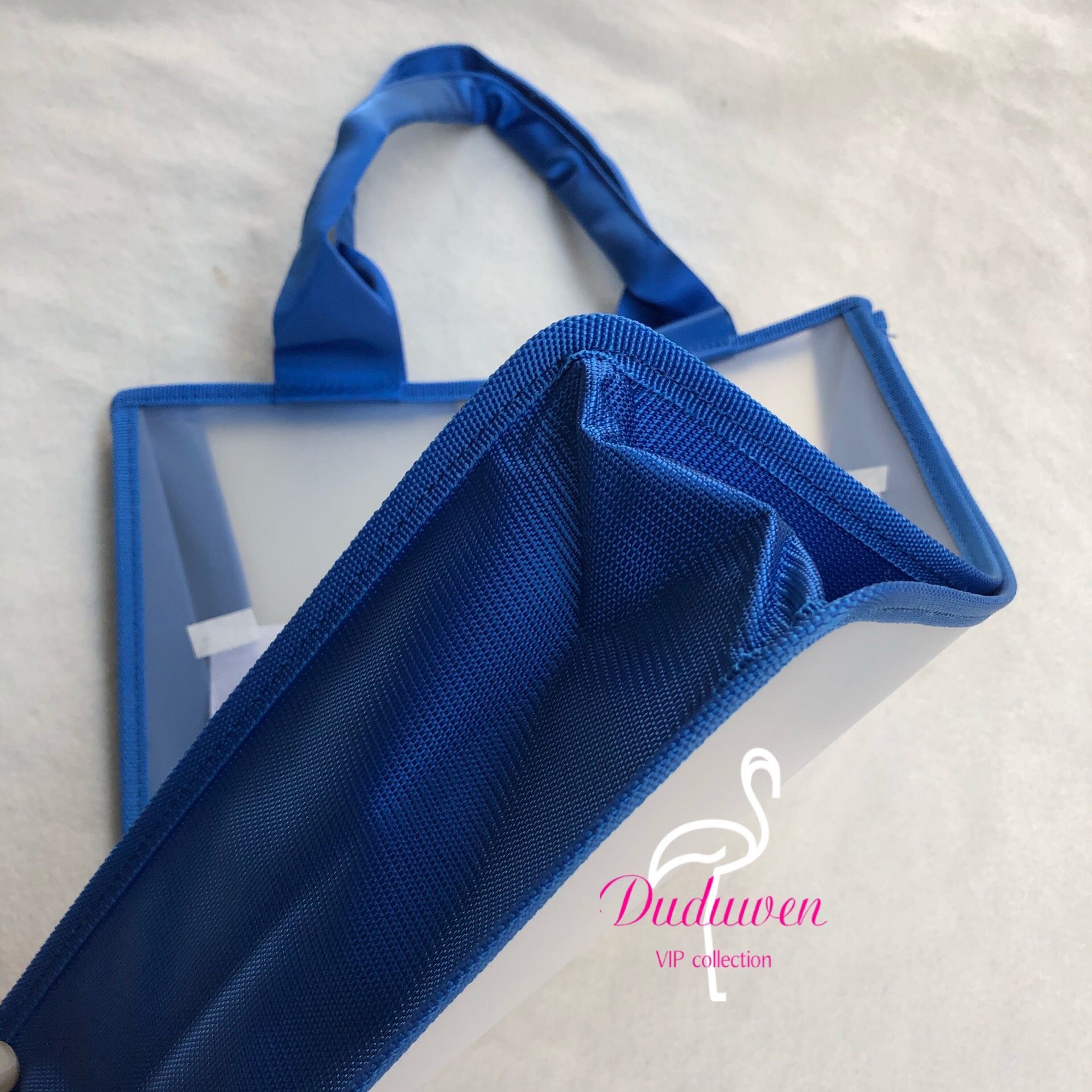 PVC shopping bag C gift Fashion Storage printed C Beach Bag Casual tranasparent Handbag stationery magazine storage