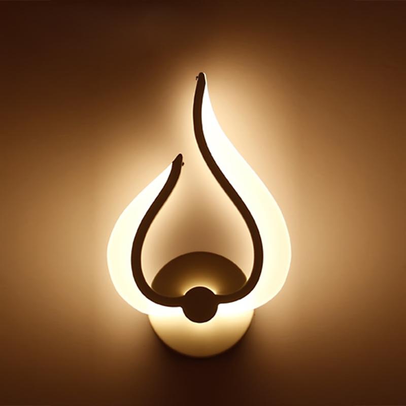 Modern LED Wall Lamp Flame Bedside Light For Bathroom Bedroom Acrylic Wall Sconce White Indoor Lighting Decoration AC100-265V
Modern LED Wall Lamp Flame Bedside Light For Bathroom Bedroom Acrylic Wall Sconce White Indoor Lighting Decoration AC100-265V