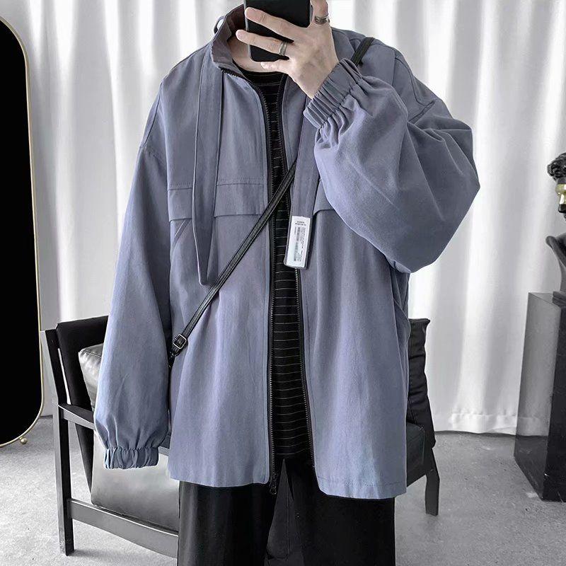2020 Spring and Autumn New Tooling Jacket Men' Korean-Style Loose Fashion All-match Hong Kong Wind Coat Windbreaker Men
2020 Spring and Autumn New Tooling Jacket Men' Korean-Style Loose Fashion All-match Hong Kong Wind Coat Windbreaker Men