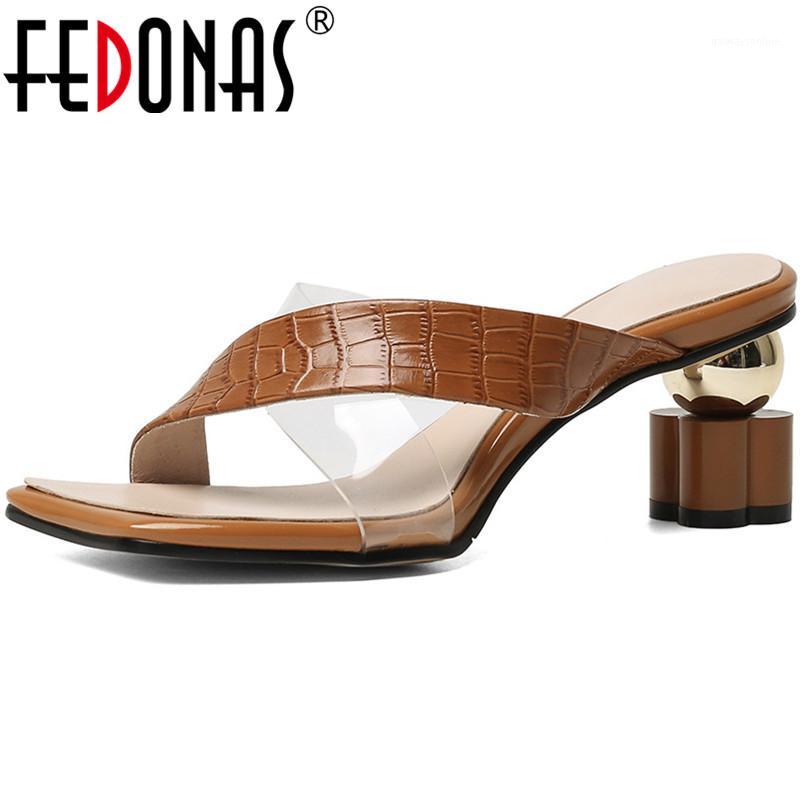 FEDONAS Sexy Slingbacks Women Slippers Genuine Leather Sandals For Girls Fashion Strange Heels Pumps Wedding Basic Shoes Woman1, Green
FEDONAS Sexy Slingbacks Women Slippers Genuine Leather Sandals For Girls Fashion Strange Heels Pumps Wedding Basic Shoes Woman1, Green