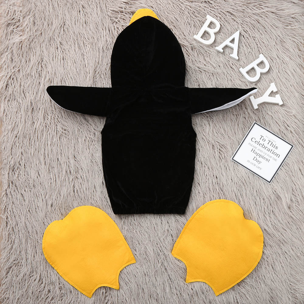 Baby Boys Girls Carnival Halloween Costume Romper Kids Clothes Set Toddler Cosplay Penguin Jumpsuits Infant Cute Clothes #LR1 201127