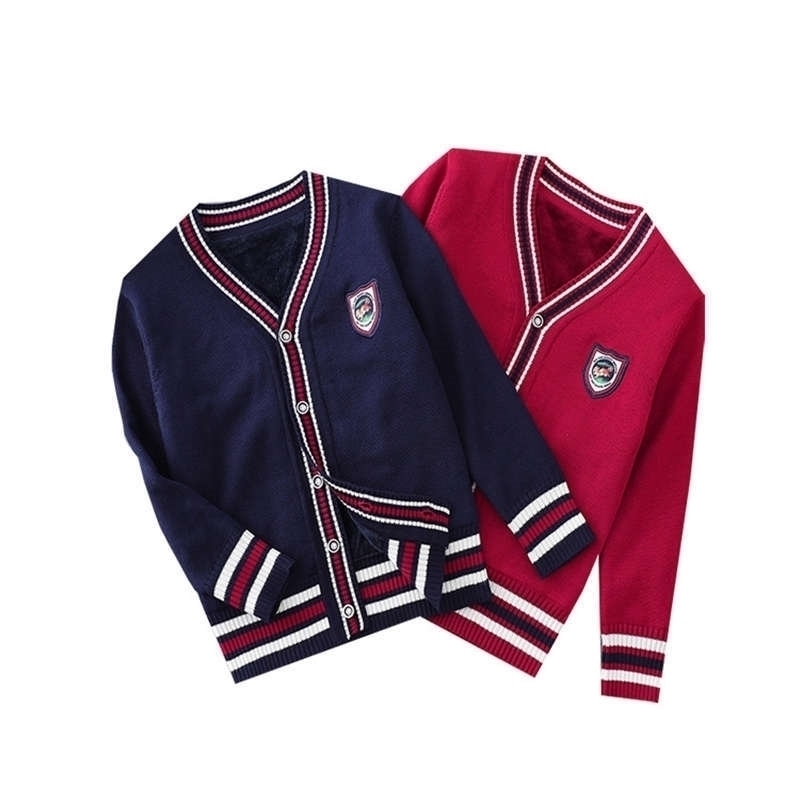 Boys Sweaters Fall England Style Baby Boy V-neck Knit Sweater Cotton Winter Warm Cardigans for Teenage Girls Outerwear Tops 201201, Blue
Boys Sweaters Fall England Style Baby Boy V-neck Knit Sweater Cotton Winter Warm Cardigans for Teenage Girls Outerwear Tops 201201, Blue