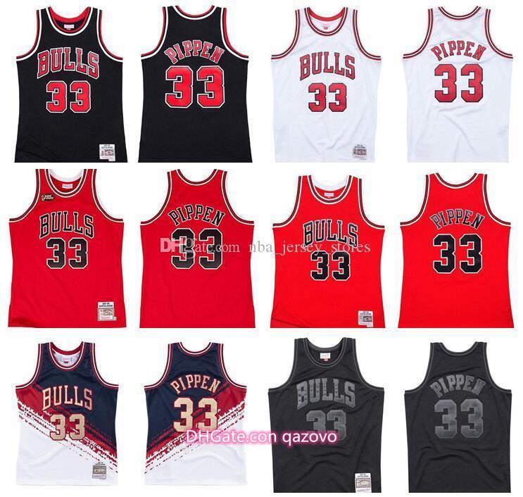 Men's Basketball Chicago Bulls 33 Scottie Pippen Mitchell & Ness Black Red 1997-98 Hardwoods Classics Authentic Jersey
Men's Basketball Chicago Bulls 33 Scottie Pippen Mitchell & Ness Black Red 1997-98 Hardwoods Classics Authentic Jersey