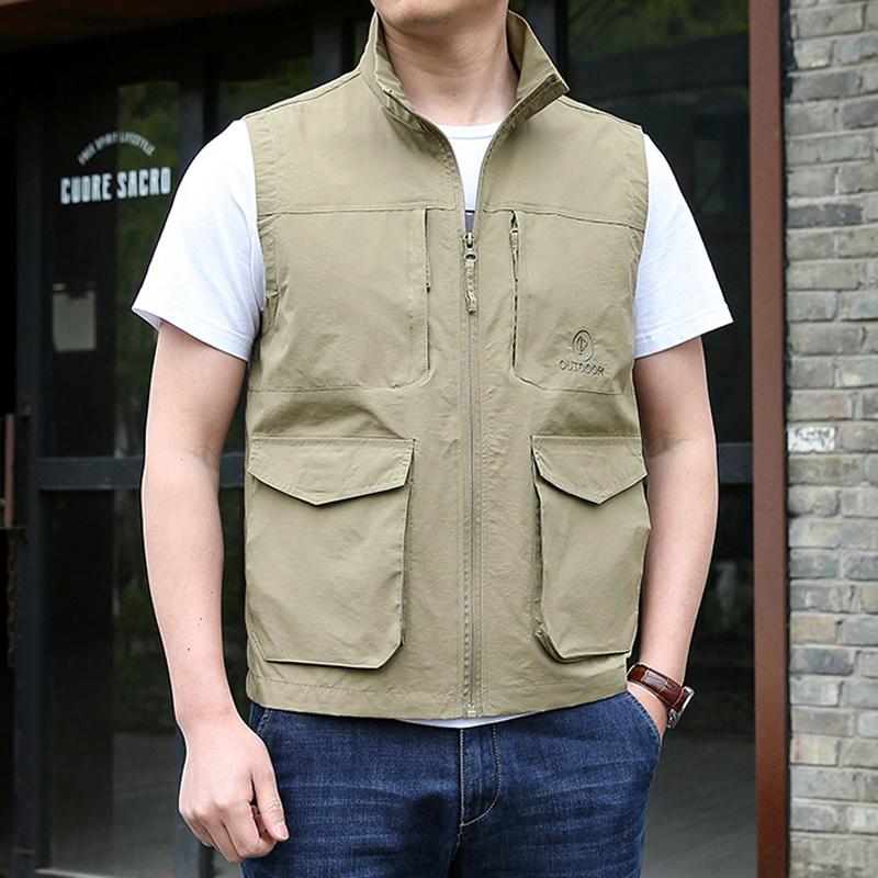 Hunting Jackets Men Outdoor Multipockets Vest Jacket Fishing Pography Reporter Hiking Tactical Waistcoat Military Sleeveleess Chaleco, Army green
Hunting Jackets Men Outdoor Multipockets Vest Jacket Fishing Pography Reporter Hiking Tactical Waistcoat Military Sleeveleess Chaleco, Army green