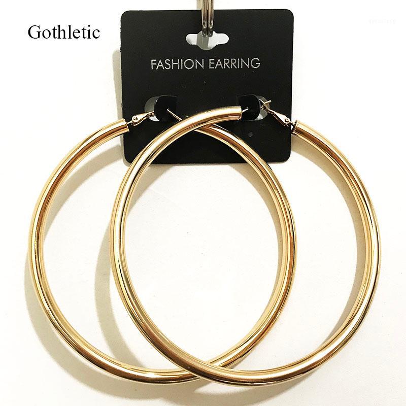 Hoop & Huggie Gothletic Gold-color 90MM Big Earrings 5MM Thick Copper Tube Minimalist Round Circle For Women Hiphop Rock Jewelry1
Hoop & Huggie Gothletic Gold-color 90MM Big Earrings 5MM Thick Copper Tube Minimalist Round Circle For Women Hiphop Rock Jewelry1