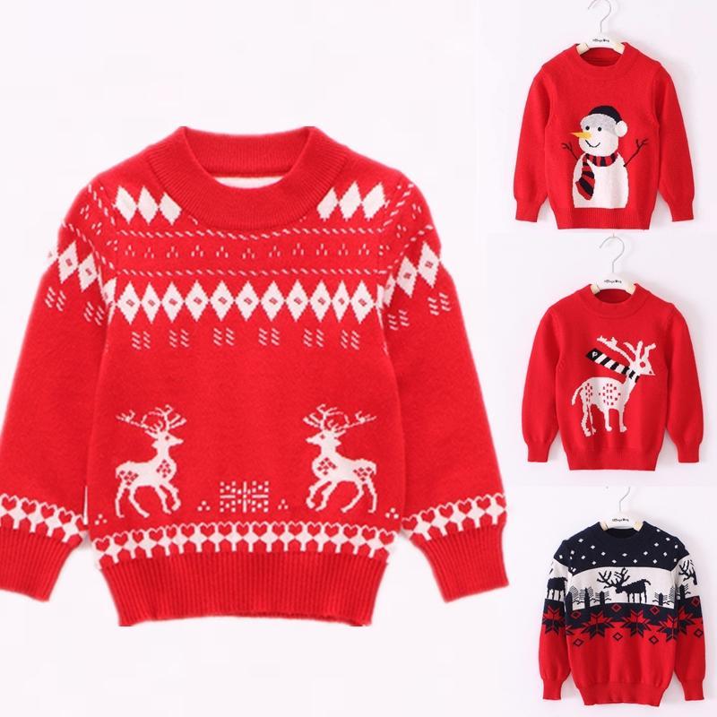 Kids Sweater Christmas Pattern Snow Man Elk Long Sleeve Warm Winter Clothes Pullover Knitted Sweater Girls Boys Sweaters 3 8Y1
Kids Sweater Christmas Pattern Snow Man Elk Long Sleeve Warm Winter Clothes Pullover Knitted Sweater Girls Boys Sweaters 3 8Y1