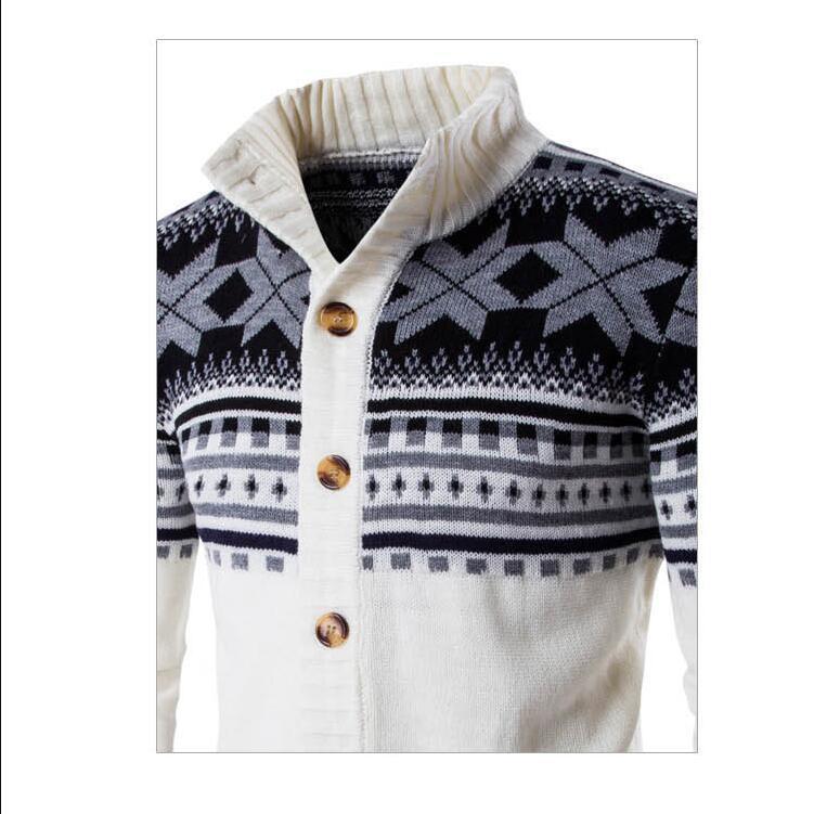 New Autumn Winter Sweaters Men Solid Color Casual Sweater 201118