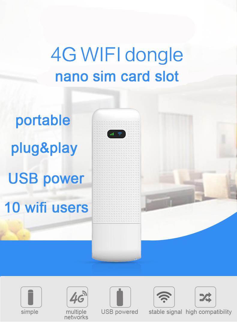 

LDW922 nano SIM Card Slot Mobile Portable Wireless LTE USB modem dongle pocket hotspot 4G WiFi Router