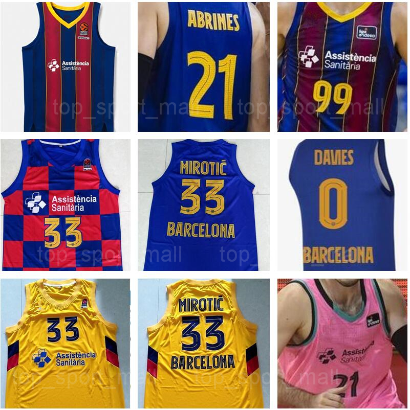 Men Basketball 33 Nikola Mirotic Jersey 22 Cory Higgins 0 Brandon Davies 8 Adam Hanga 21 Alex Abrines 30 Victor Claver Blue Pink Red, 2019 blue endesa
Men Basketball 33 Nikola Mirotic Jersey 22 Cory Higgins 0 Brandon Davies 8 Adam Hanga 21 Alex Abrines 30 Victor Claver Blue Pink Red, 2019 blue endesa