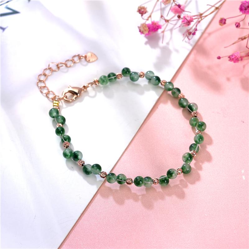 Charms Natural Stone Bracelet Green Crystal Beaded Bracelets Handmade Bangle for Women Prayer Fitness Chain Jewelry Gift B431
Charms Natural Stone Bracelet Green Crystal Beaded Bracelets Handmade Bangle for Women Prayer Fitness Chain Jewelry Gift B431