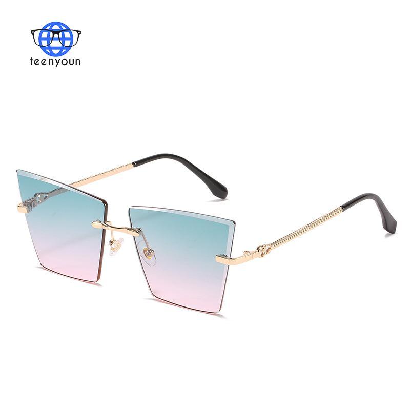 Sunglasses TEENYOUN 2021 Designer For Women Men Rimless Sun Glasses UV400 Vintage Alloy Frame Classic Shades Oculos
Sunglasses TEENYOUN 2021 Designer For Women Men Rimless Sun Glasses UV400 Vintage Alloy Frame Classic Shades Oculos