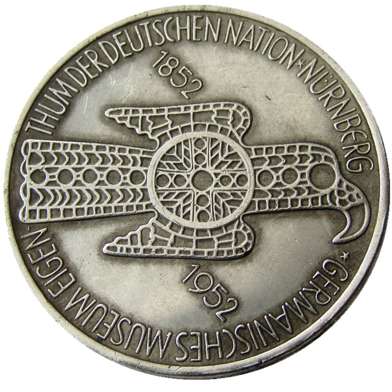 DE(11) Germany Silver 5 Deutche Mark 1952D Craft Silver Plated Copy Coin metal dies manufacturing factory Price
DE(11) Germany Silver 5 Deutche Mark 1952D Craft Silver Plated Copy Coin metal dies manufacturing factory Price
