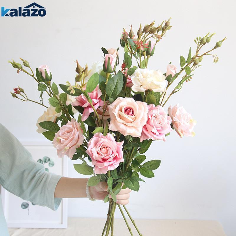 High Quality 3 Heads/bouquet Romantic Rose Artificial Flower for Party Home Wedding Decoration bridal hand flower1, Blue
High Quality 3 Heads/bouquet Romantic Rose Artificial Flower for Party Home Wedding Decoration bridal hand flower1, Blue