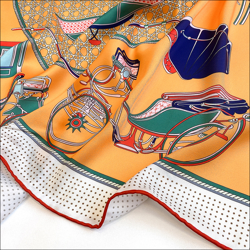 Women's Scarves Female Silk Retro carriage Head Scarves For Ladies Hand Rolled Scarf 90 Foulard Luxe
Women's Scarves Female Silk Retro carriage Head Scarves For Ladies Hand Rolled Scarf 90 Foulard Luxe