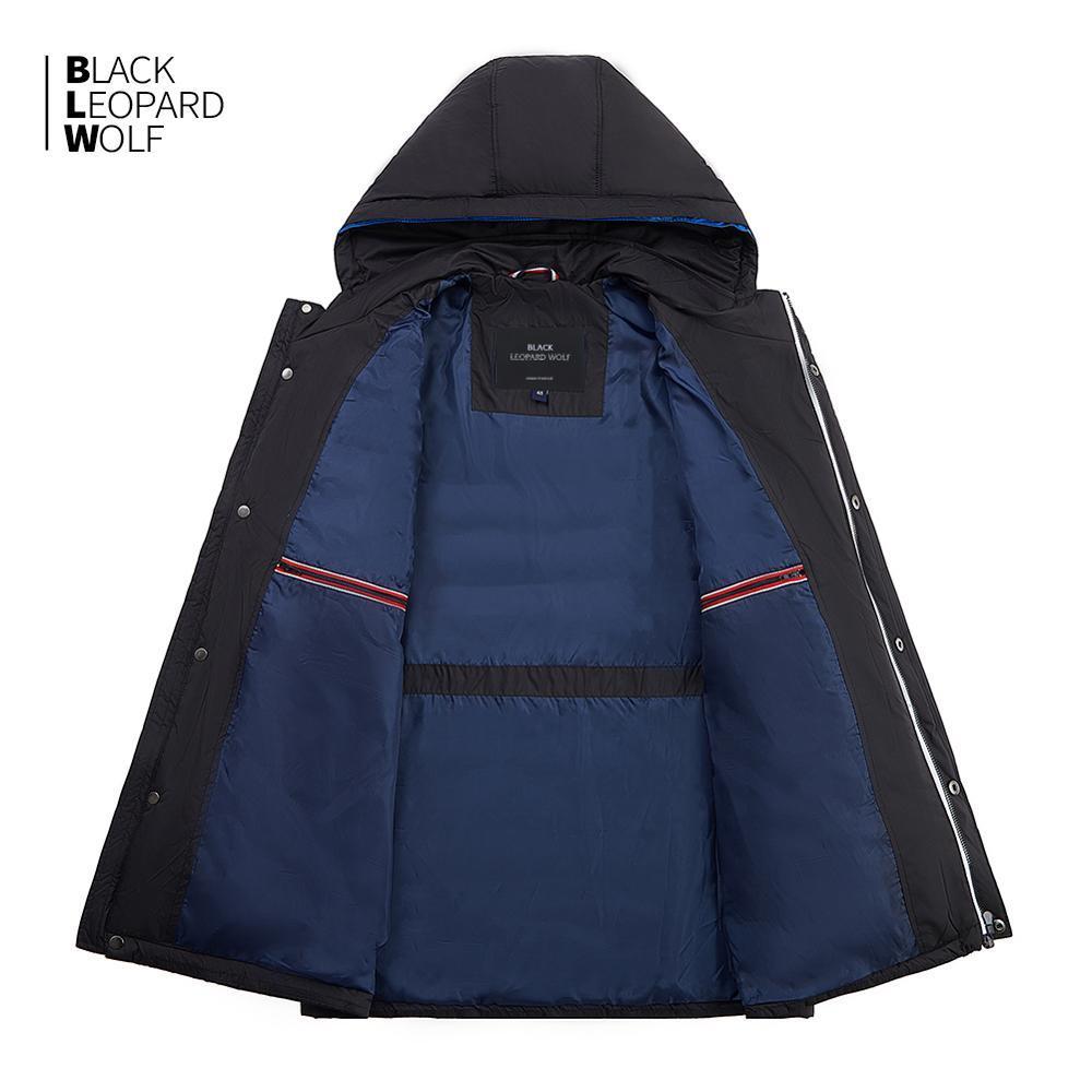 Blackleopardwolf new arrival spring jacket men thin cotton with a hood fashion style down jacket men for spring ZC-C562 201026