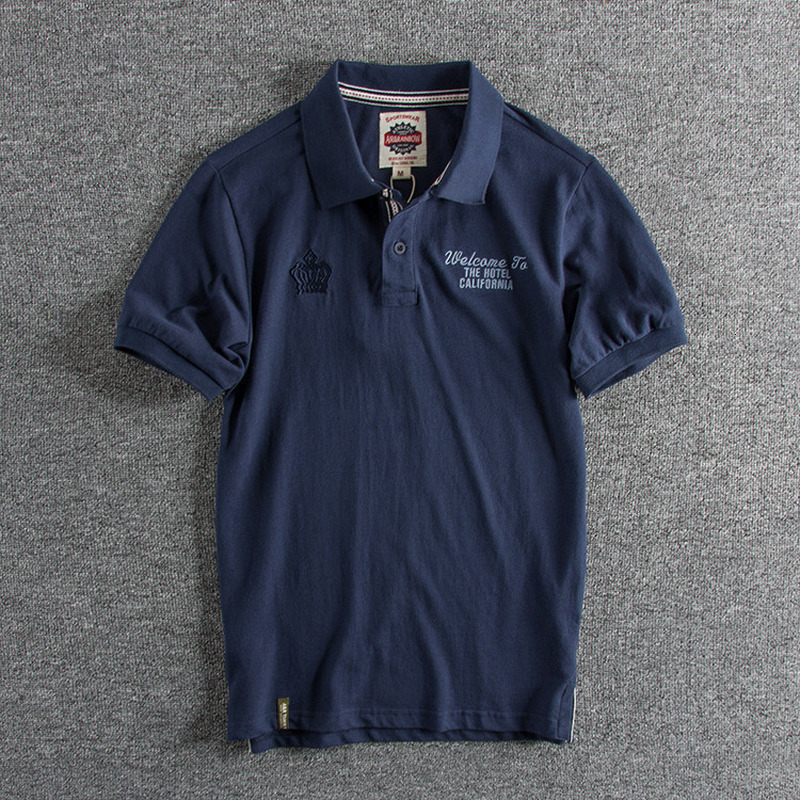 2021 New European and American Style Washed Cotton Embroidery Letters Men's Polo Shirt Short Sleeves Camisas Para Hombre Polos Tops Yjhl, White
2021 New European and American Style Washed Cotton Embroidery Letters Men's Polo Shirt Short Sleeves Camisas Para Hombre Polos Tops Yjhl, White