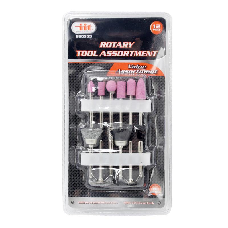 Grinding head, polishing wheel set, grinding accessories combination, polishing and 3mm rod head, 12pcs
Grinding head, polishing wheel set, grinding accessories combination, polishing and 3mm rod head, 12pcs