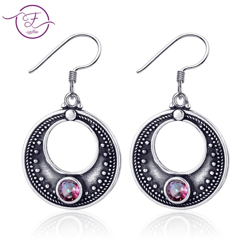 Dangle & Chandelier Women's 925 Sterling Silver Jewelry Earrings Natural Rainbow Fire Mystery Topaz Retro Hollow Party Wedding Gifts
Dangle & Chandelier Women's 925 Sterling Silver Jewelry Earrings Natural Rainbow Fire Mystery Topaz Retro Hollow Party Wedding Gifts