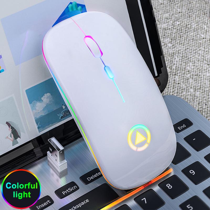 Laptop PC Portable Silent Ergonomic Adjustable DPI USB Rechargeable Colorful LED Optical Home Office Accessories Wireless Mouse
Laptop PC Portable Silent Ergonomic Adjustable DPI USB Rechargeable Colorful LED Optical Home Office Accessories Wireless Mouse