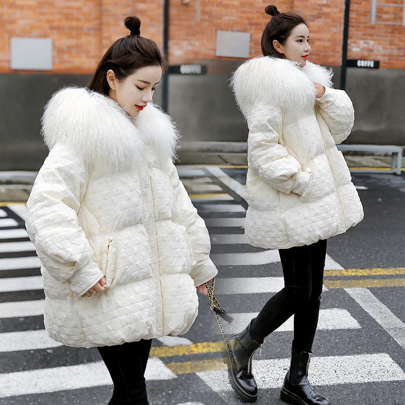 2021 winter new jiubay053 Korean loose and thickened warm small oversized down jacket for women, Pink.
2021 winter new jiubay053 Korean loose and thickened warm small oversized down jacket for women, Pink.