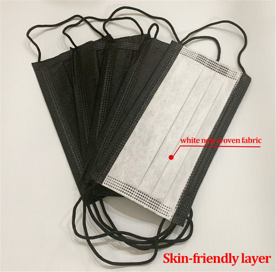 10Pcs retail packaging Mouth Mask Disposable Black Face Masks Non-Woven Mask Anti-Dust Mask 3 Filter Activated carb
10Pcs retail packaging Mouth Mask Disposable Black Face Masks Non-Woven Mask Anti-Dust Mask 3 Filter Activated carb
