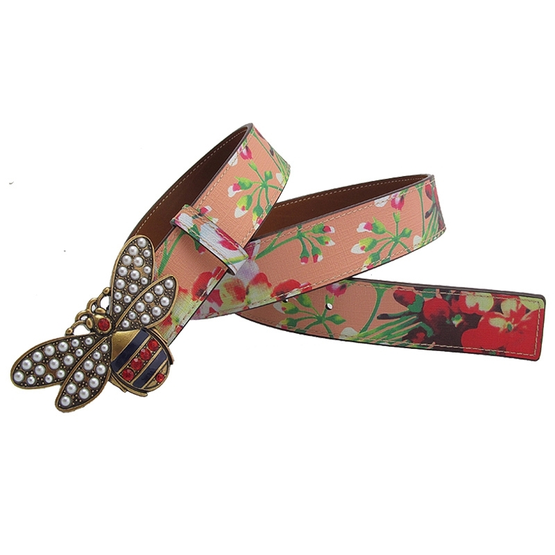Western Rhinestone Peal Bee Buckle Print Women Leather Belt Fashion Jeans Dress Lady Belt Y200424, Black
Western Rhinestone Peal Bee Buckle Print Women Leather Belt Fashion Jeans Dress Lady Belt Y200424, Black