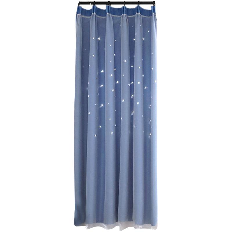 Double Hollow Star Curtains Finished Curtains for Living Room and Bedroom Home Decoration, Blue
Double Hollow Star Curtains Finished Curtains for Living Room and Bedroom Home Decoration, Blue