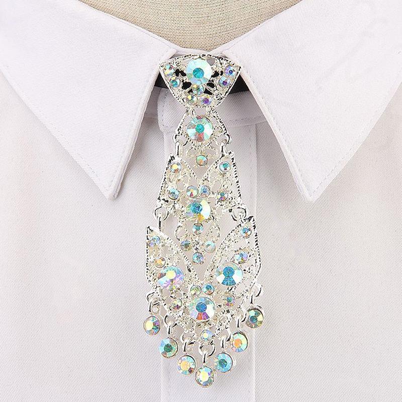 Fashion Personality Crystal Neckties Trendy General Korean Wine Party Wedding Ceremony Metal Short Luxury Tie Men Accessories
Fashion Personality Crystal Neckties Trendy General Korean Wine Party Wedding Ceremony Metal Short Luxury Tie Men Accessories