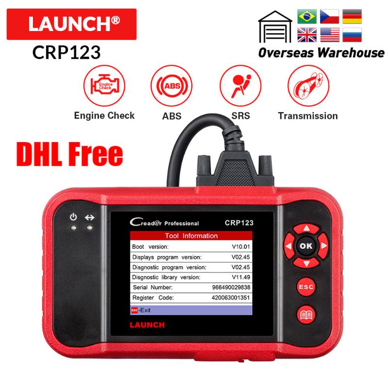 CRP123 OBD Code Reader Free update ABS, SRS, Transmission,Engine OBD2 EOBD automotive scanner diagnostic tool DHL FREE
CRP123 OBD Code Reader Free update ABS, SRS, Transmission,Engine OBD2 EOBD automotive scanner diagnostic tool DHL FREE