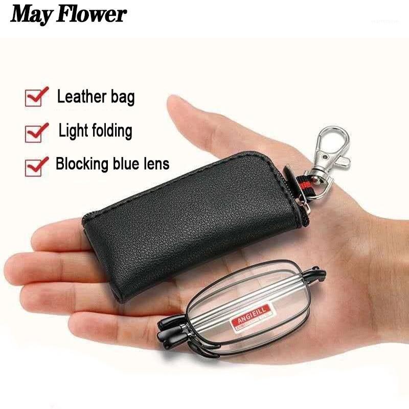 May Flower Mini Design Flodable Metal Anti-Blue Reading Glasses Small Frame Portable Wallet Presbyopic Eyewea With Case Unisex+41
May Flower Mini Design Flodable Metal Anti-Blue Reading Glasses Small Frame Portable Wallet Presbyopic Eyewea With Case Unisex+41