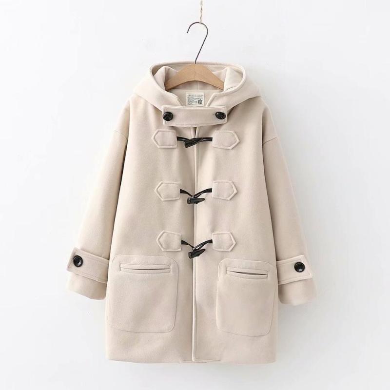 Autumn Winter Coat Women Casual Wool Solid Jackets Female Elegant Single-breasted Hooded Coat Ladies Medium long woolen, Beige
Autumn Winter Coat Women Casual Wool Solid Jackets Female Elegant Single-breasted Hooded Coat Ladies Medium long woolen, Beige