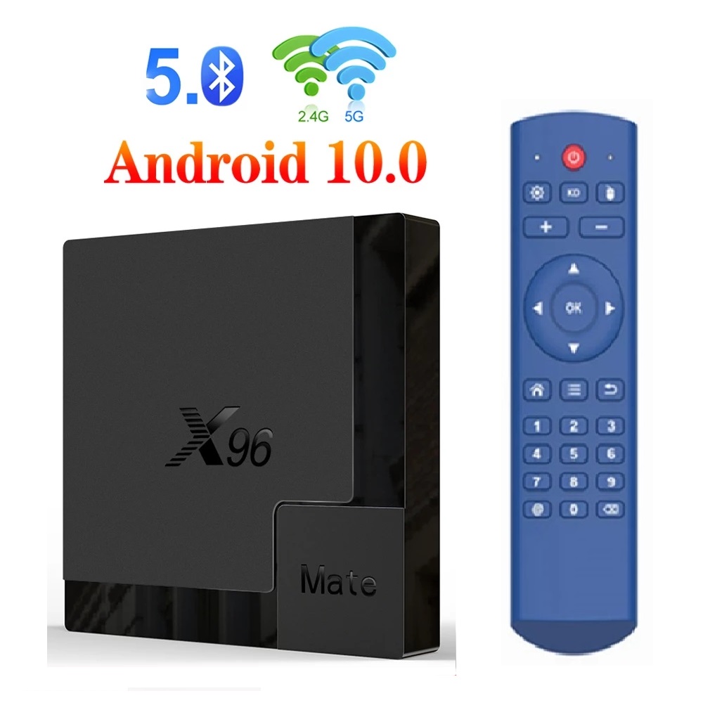X96 Mate Andriod 10.0 Player Allwinner H616 4GB+32GB Dual Wifi 2.4G+5G BT5.0 Android TV Box Better Than X96Q Max T95
X96 Mate Andriod 10.0 Player Allwinner H616 4GB+32GB Dual Wifi 2.4G+5G BT5.0 Android TV Box Better Than X96Q Max T95