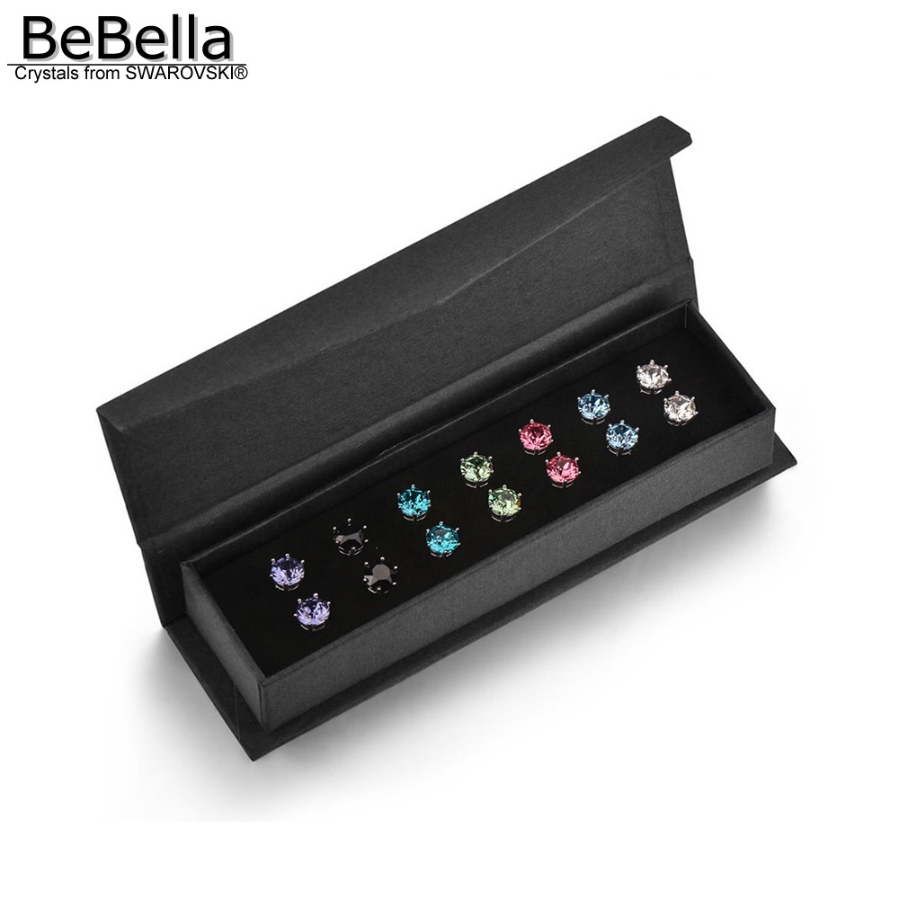 BeBella 0.7cm six claw crystal stud earrings set with box in 7 colors with Crystals from for women girls gift
BeBella 0.7cm six claw crystal stud earrings set with box in 7 colors with Crystals from for women girls gift