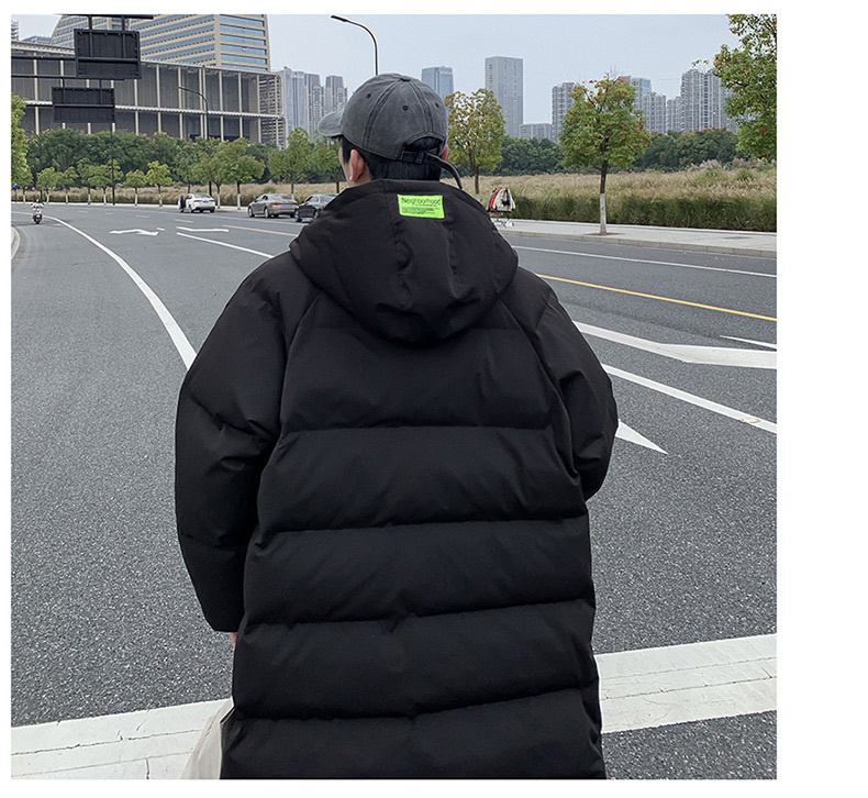 High Quality Winter Jacket Men Hooded Thicken Warm Parka Coat Casual Slim Mens Overcoat Long Slim Cotton padded jacket M-5XL 201128