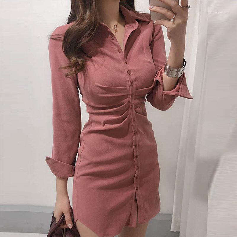 Velvet Button Shirt Dress Women Bodycon Long Sleeve Elbise Sexy Vintage Spring 2020 Office Pink Mini Vestito Donna Moda Feminina1, Dark blue dress
Velvet Button Shirt Dress Women Bodycon Long Sleeve Elbise Sexy Vintage Spring 2020 Office Pink Mini Vestito Donna Moda Feminina1, Dark blue dress